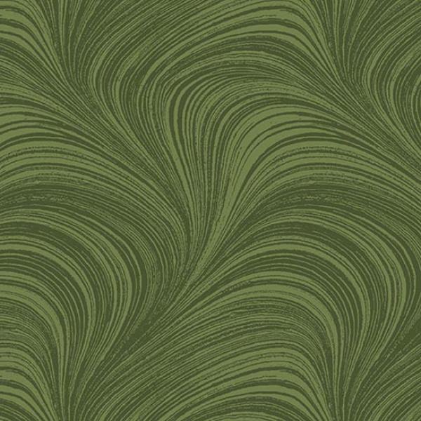 Patchworkstoff Wave Texture 52 Medium Green