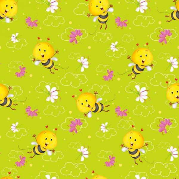 Patchworkstoff Rest 50cm Busy Bees 07