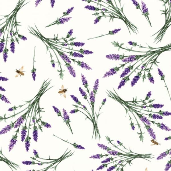 Patchworkstoff Rest 35cm Lovely Lavender 09
