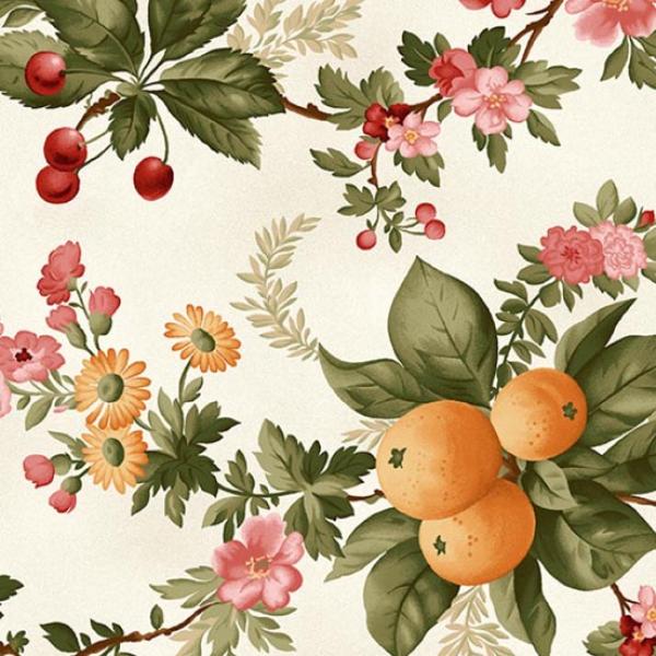 Patchworkstoff Rest 50cm Fruitful Life 01