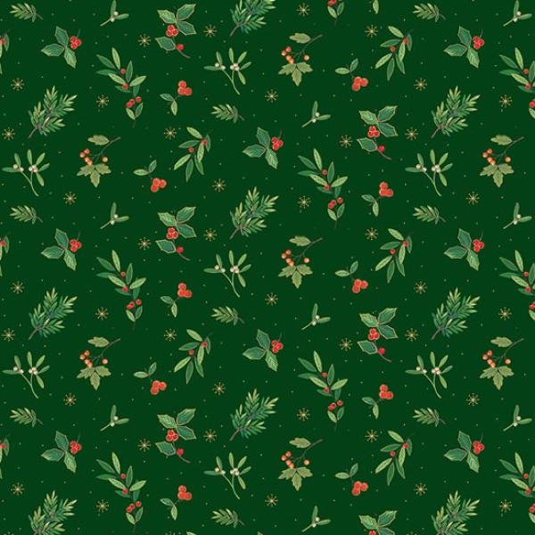 Patchworkstoff Rest 40cm Festive Foliage 09