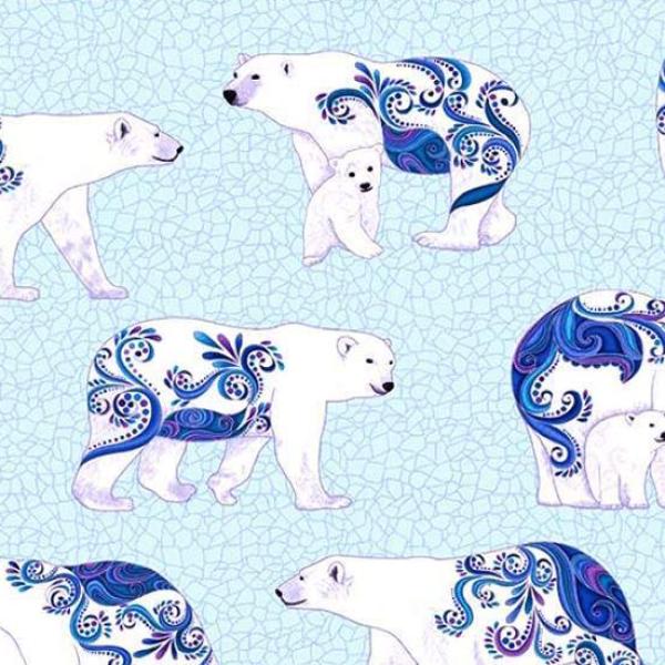 Patchworkstoff Polar Attitude 13