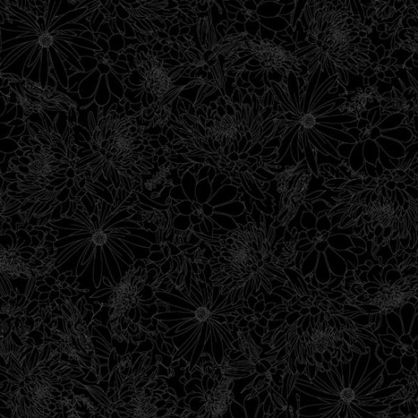 Patchworkstoff Solitaire 2025 11 Black