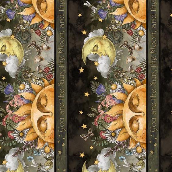 Patchworkstoff The Sun, the Moon and the Stars 13