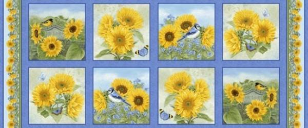 Patchworkstoff Sunflower Garden 01