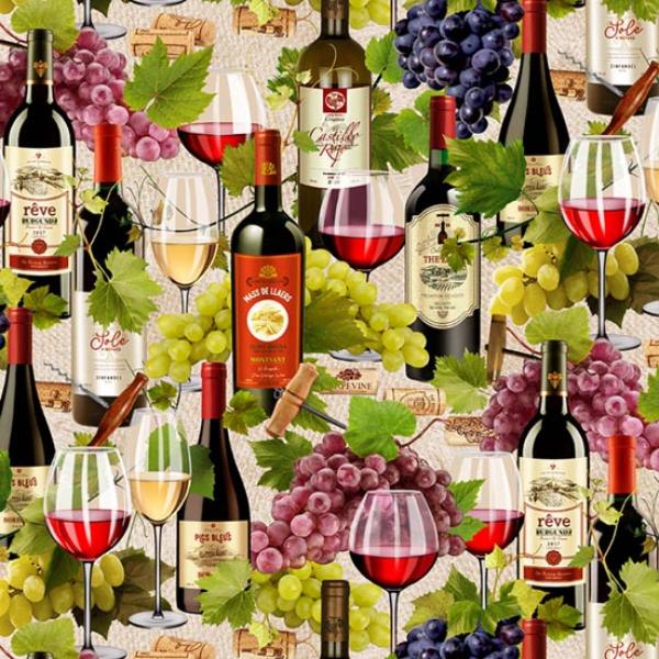 Patchworkstoff Viva Vino 03