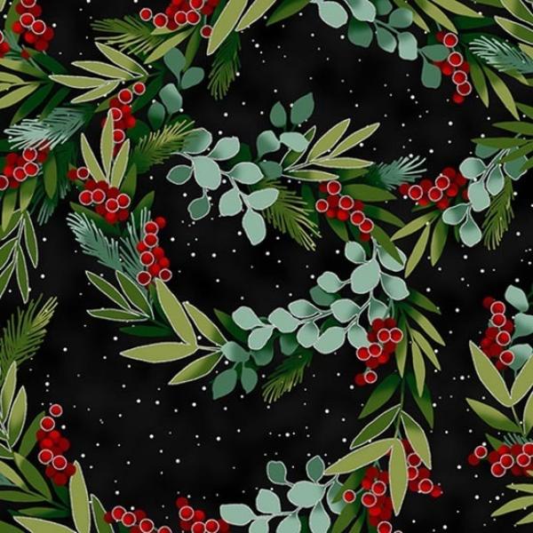 Patchworkstoff Winter Blooms 09