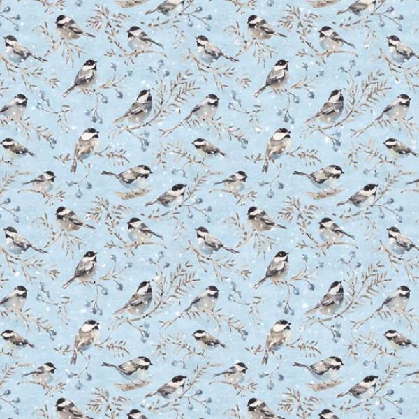 Patchworkstoff Woodland Frost 09