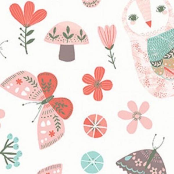 Patchworkstoff Forest Owl 10