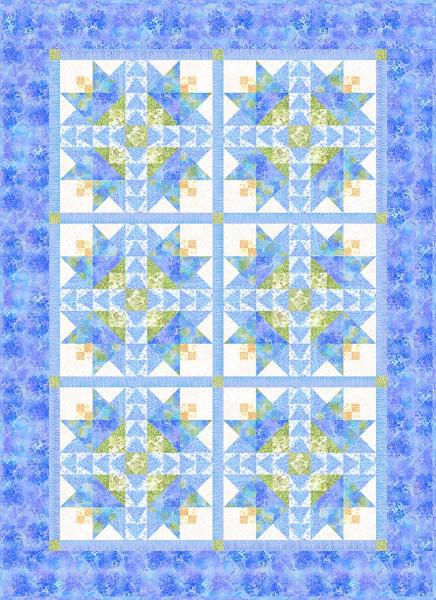 Materialpackung Top & Binding "Periwinkle Dreams"