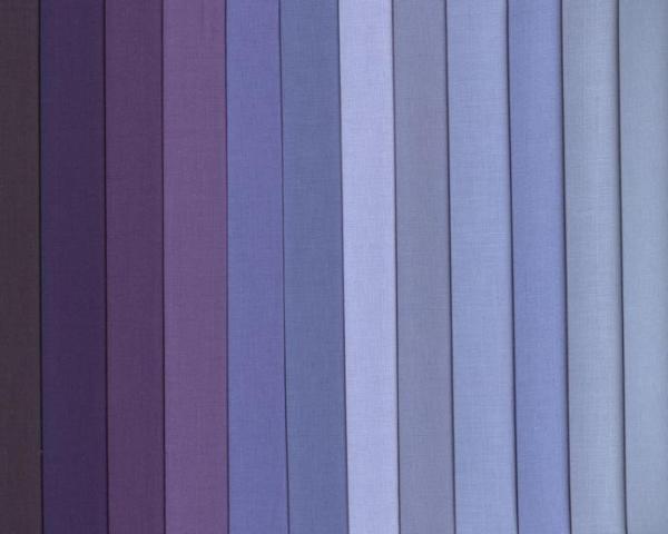 Kona Cotton Blueberry Thicket Palette Fat Quarter Bundle