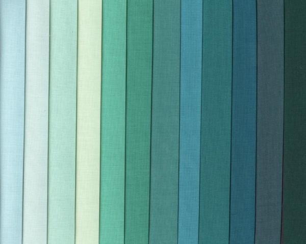 Kona Cotton Lush Lagoon Palette Fat Quarter Bundle