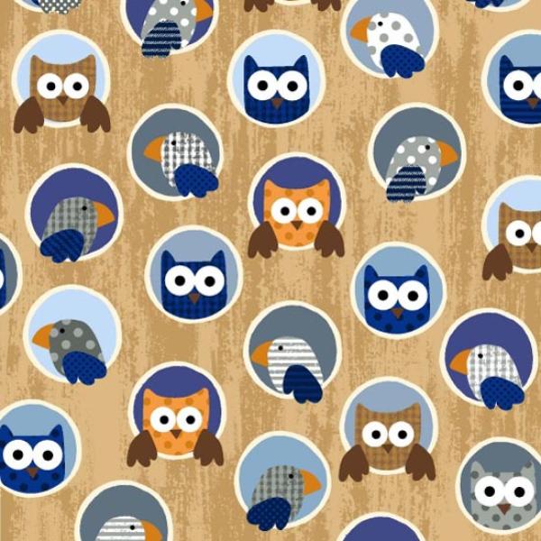 Patchworkstoff Rest 50cm Noah's Story 09