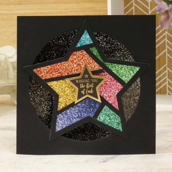 Spiegelkarton Mirri Card Glitter Ombre