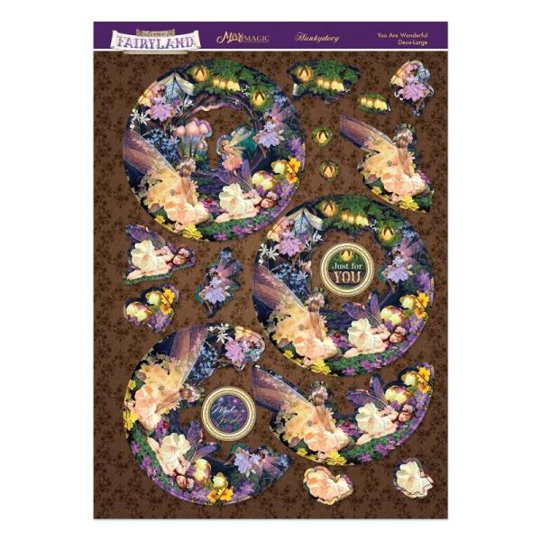 Hunkydory Fairyland Deco Large You are Wonderful