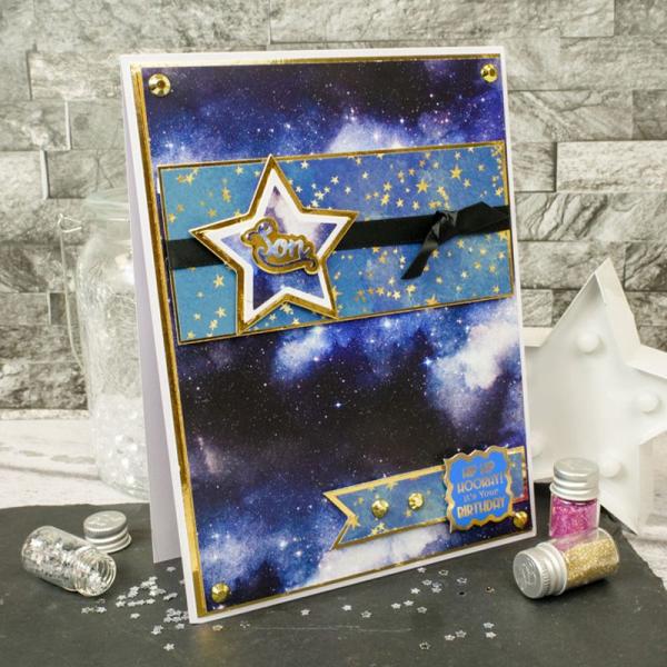 Designpapier Hidden Galaxies & Starry Nights